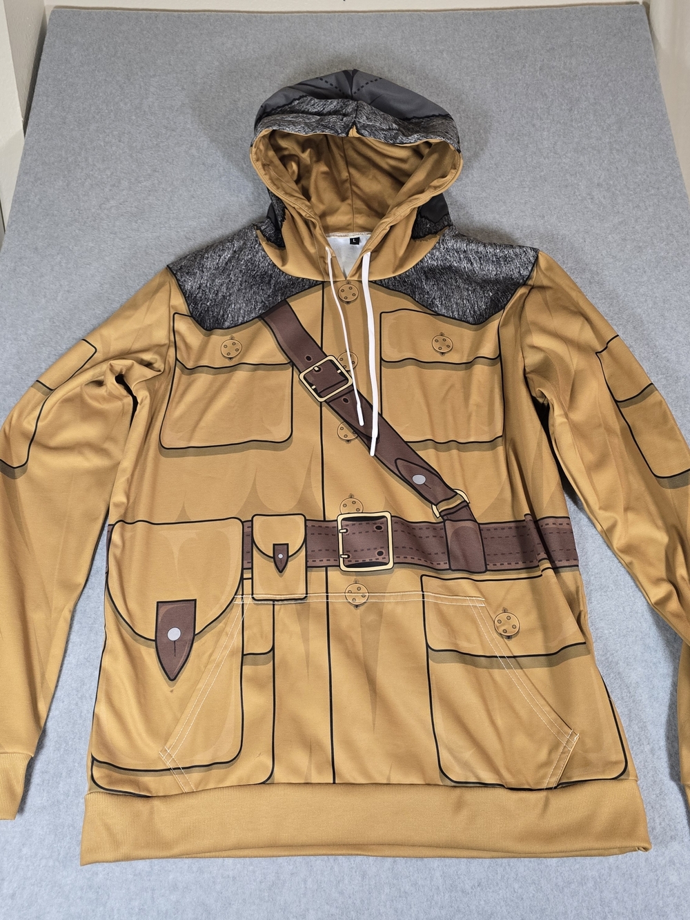 Unisex L Fantasy Adventurer Ranger Costume Graphic Hoodie